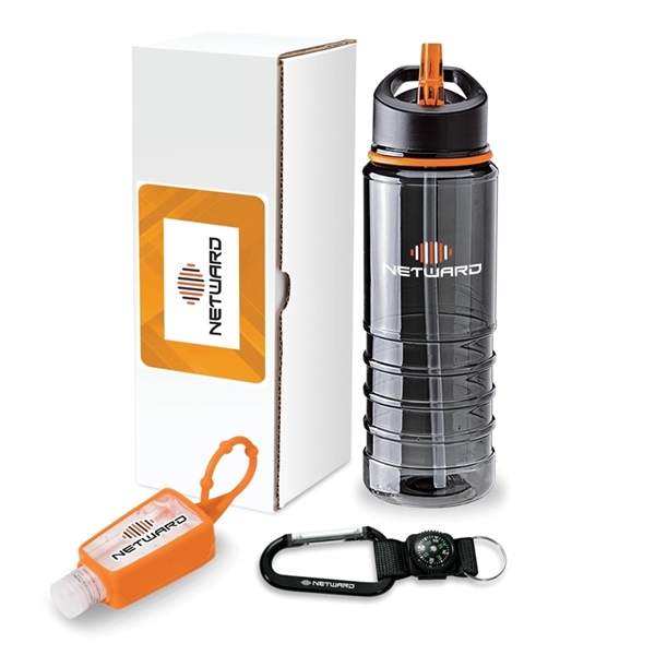 Champion 3-piece fitness gift set with 25 oz. bottle, 1 oz.... from ASI 67866 Logomark/Valumark