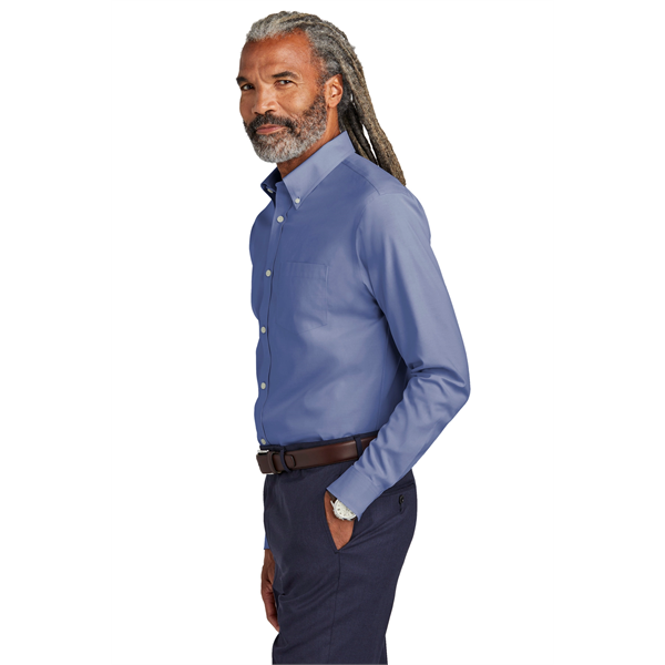 Brooks Brothers Wrinkle-Free Stretch Pinpoint Shirt... from ASI 84863 SanMar