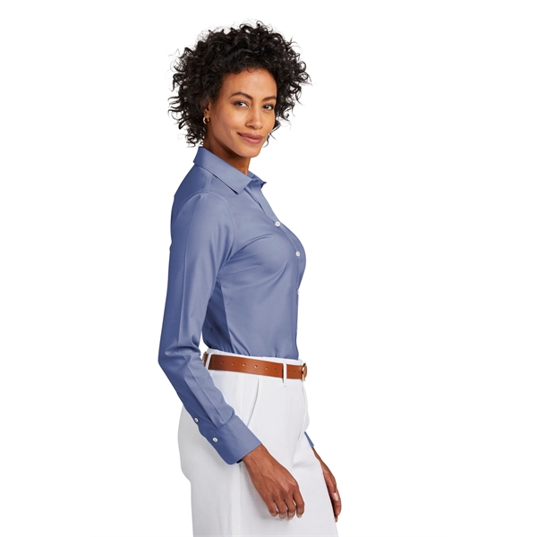 Brooks Brothers Women's Wrinkle-Free Stretch Pinpoint Shirt... from ASI 84863 SanMar