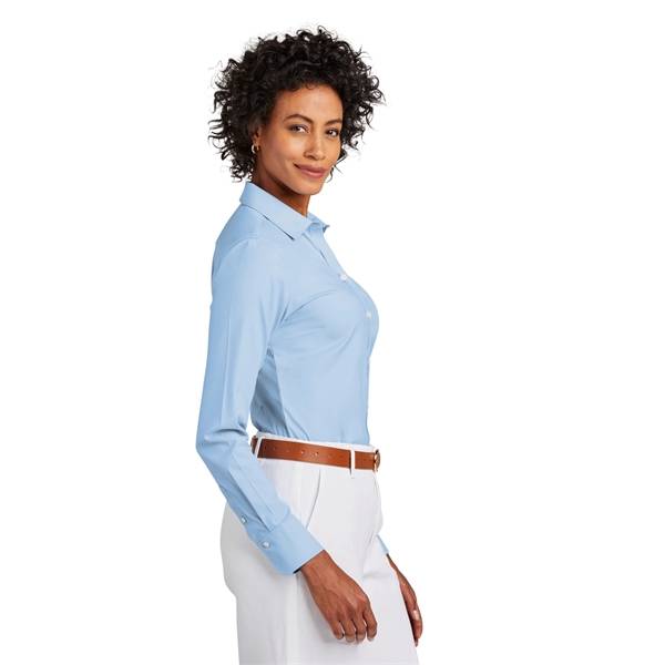 Brooks Brothers Women's Wrinkle-Free Stretch Pinpoint Shirt... from ASI 84863 SanMar