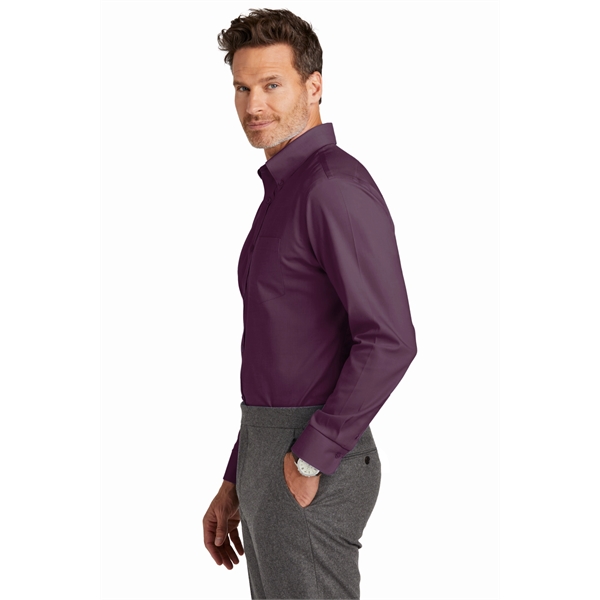 Brooks Brothers Wrinkle-Free Stretch Nailhead Shirt... from ASI 84863 SanMar