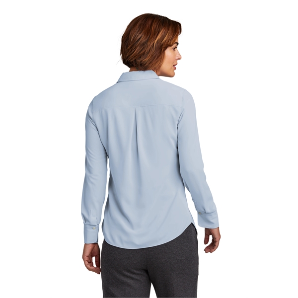 Brooks Brothers Women's Full-Button Satin Blouse... from ASI 84863 SanMar