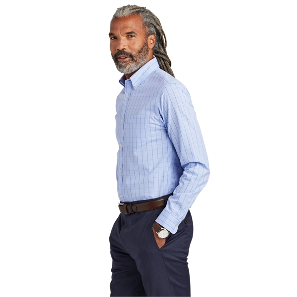 Brooks Brothers Wrinkle-Free Stretch Patterned Shirt... from ASI 84863 SanMar