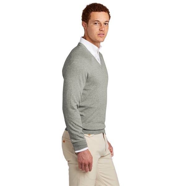 Brooks Brothers Cotton Stretch V-Neck Sweater... from ASI 84863 SanMar