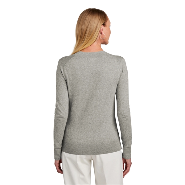 Brooks Brothers Women's Cotton Stretch V-Neck Sweater... from ASI 84863 SanMar
