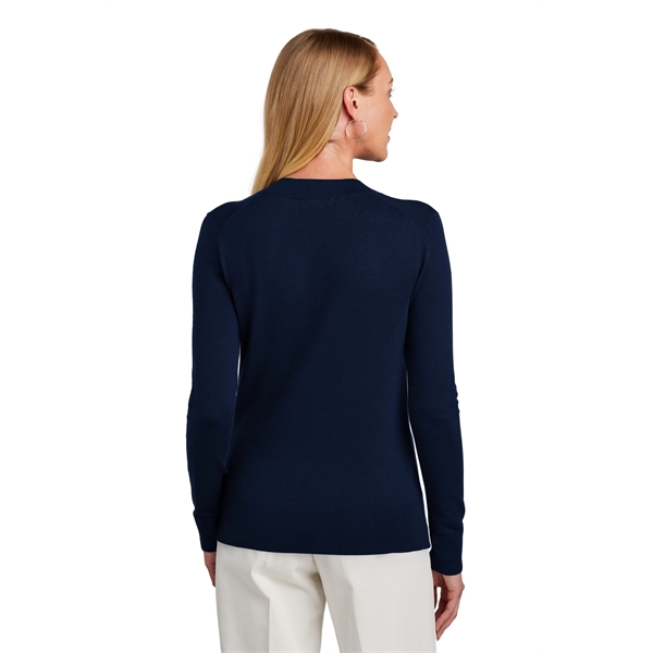 Brooks Brothers Women's Cotton Stretch V-Neck Sweater... from ASI 84863 SanMar