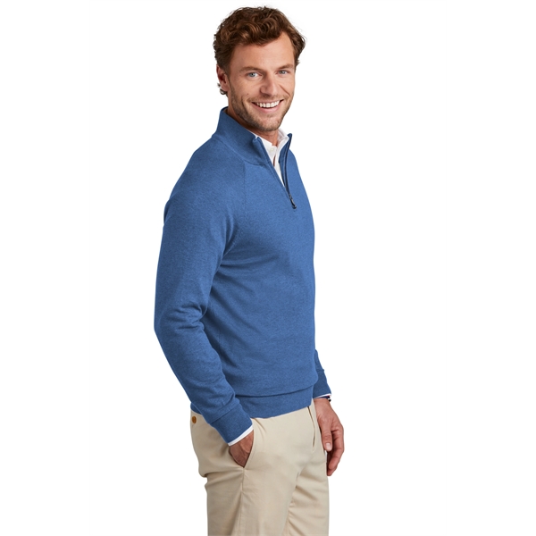 Brooks Brothers Cotton Stretch 1/4-Zip Sweater... from ASI 84863 SanMar