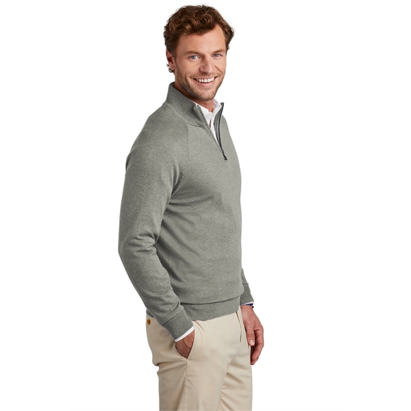 Brooks Brothers Cotton Stretch 1/4-Zip Sweater... from ASI 84863 SanMar