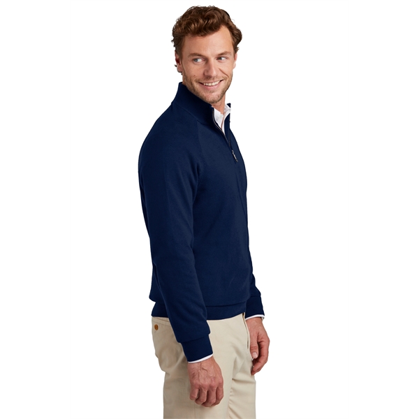 Brooks Brothers Cotton Stretch 1/4-Zip Sweater... from ASI 84863 SanMar