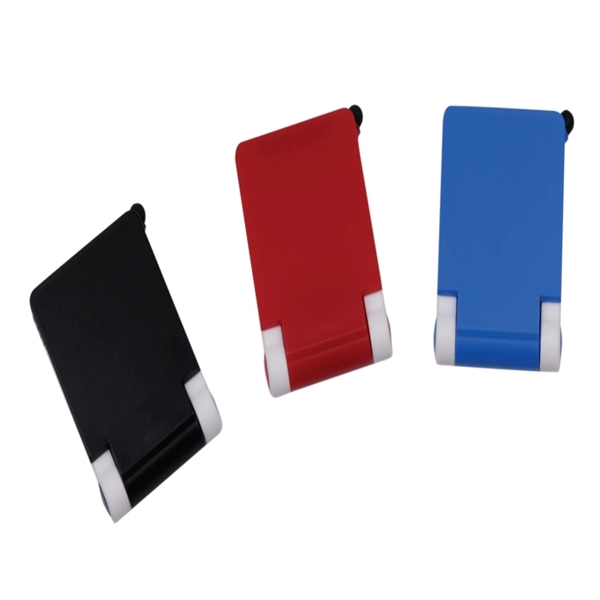 3-in-1 Phone Stand with Stylus and Screen Cleaner plus 1 color... from ASI 37218 Athena Promo (tm)