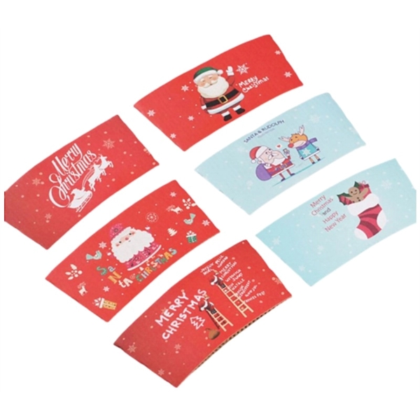 Paper cup sleeve plus free FCP on front side plus shipping... from ASI 37218 Athena Promo (tm)