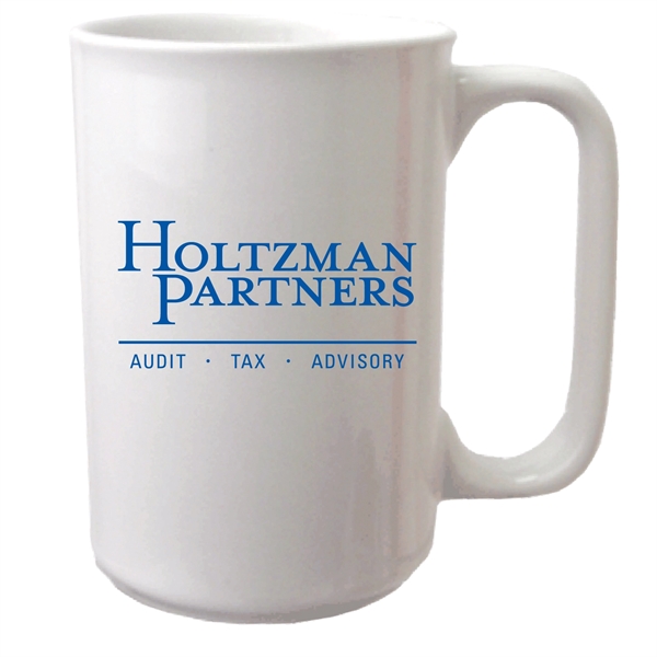 11 Oz. Covington ceramic coffee mug with a square handle.... from ASI 74245 Nordic Co Inc / Nordic Nordic Promos