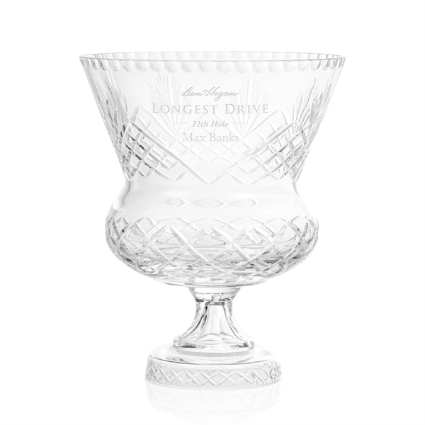 8.25 Lisburne Trophy Vase. 24% Full Lead Crystal.... from ASI 84592 St Regis Group / St Regis