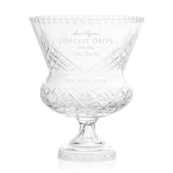 8.25 Lisburne Trophy Vase. 24% Full Lead Crystal.... from ASI 84592 St Regis Group / St Regis