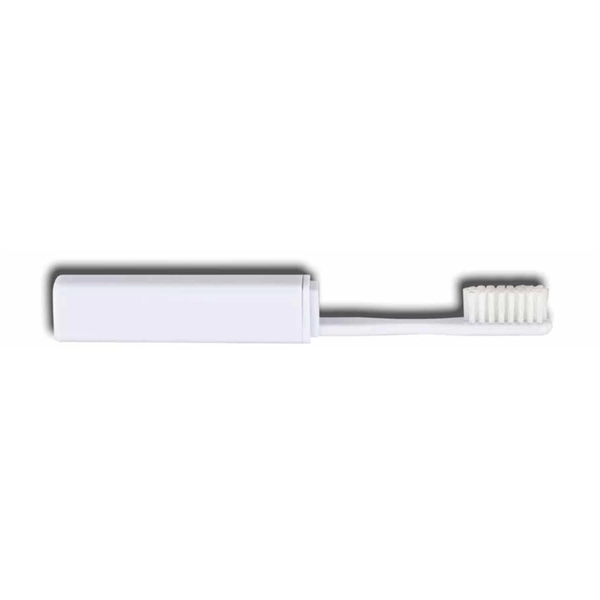 The traveler's toothbrush is compact for travel and full-size for use.... from ASI 38980 Bay State Specialty Co