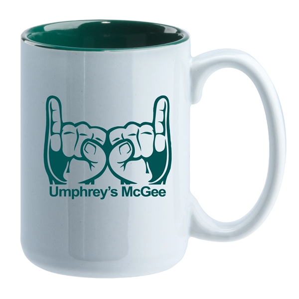 15 oz. two-tone ceramic mug.... from ASI 74245 Nordic Co Inc / Nordic Nordic Promos