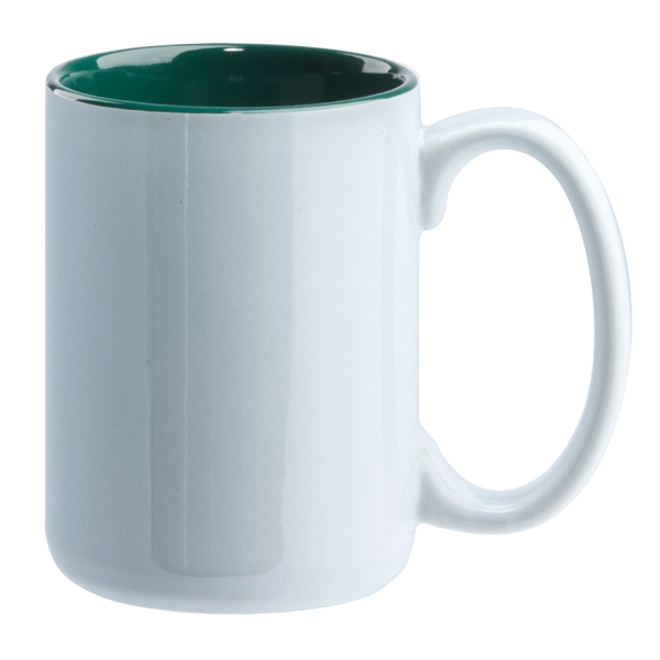 15 oz. two-tone ceramic mug.... from ASI 74245 Nordic Co Inc / Nordic Nordic Promos