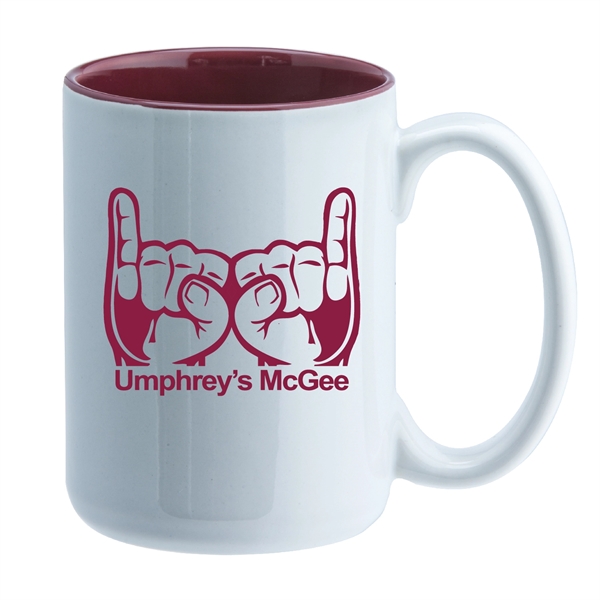 15 oz. two-tone ceramic mug.... from ASI 74245 Nordic Co Inc / Nordic Nordic Promos