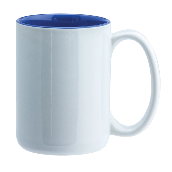 15 oz. two-tone ceramic mug.... from ASI 74245 Nordic Co Inc / Nordic Nordic Promos