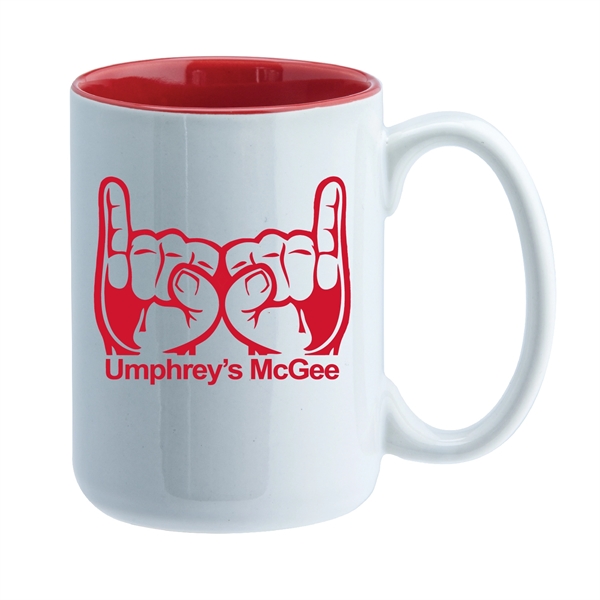 15 oz. two-tone ceramic mug.... from ASI 74245 Nordic Co Inc / Nordic Nordic Promos