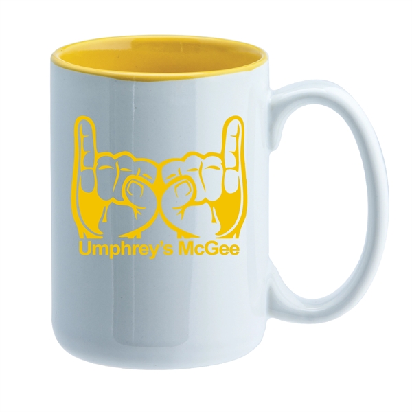 15 oz. two-tone ceramic mug.... from ASI 74245 Nordic Co Inc / Nordic Nordic Promos