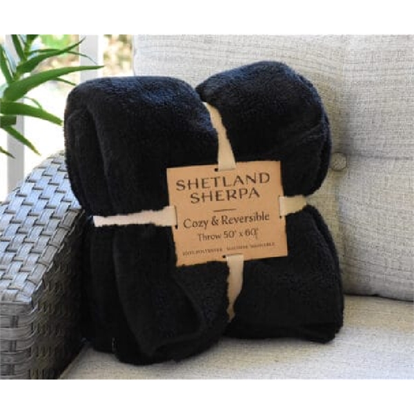 50" x 60" Shetland Sherpa Blanket.  Features: 350 g/sm weight,... from ASI 99030 Zipline
