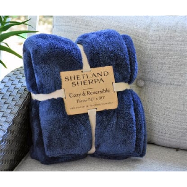 50" x 60" Shetland Sherpa Blanket.  Features: 350 g/sm weight,... from ASI 99030 Zipline