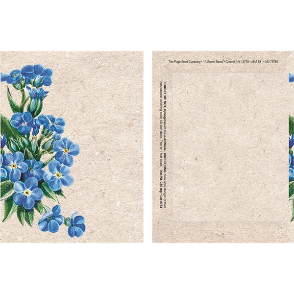 Watercolor Series Forget Me Not seeds in a packet.... from ASI 75760 The Page Seed Co / Page Seed