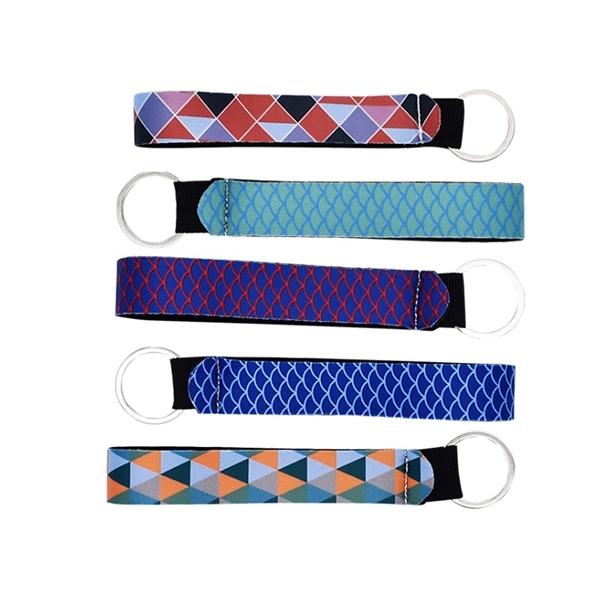 2mm neoprene keychain plus free full color sublimation printing on front... from ASI 37218 Athena Promo (tm)