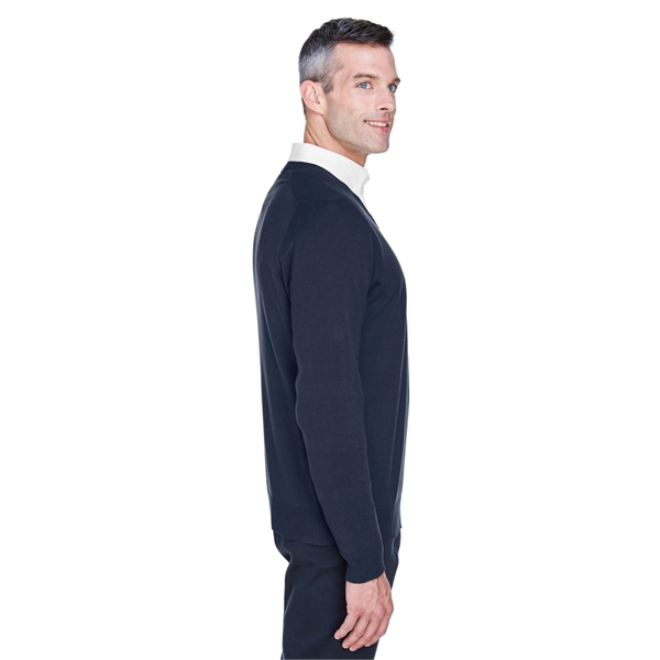 Devon & Jones men's V-neck sweater made from 100% airspun cotton.... from ASI 34063 alphabroder