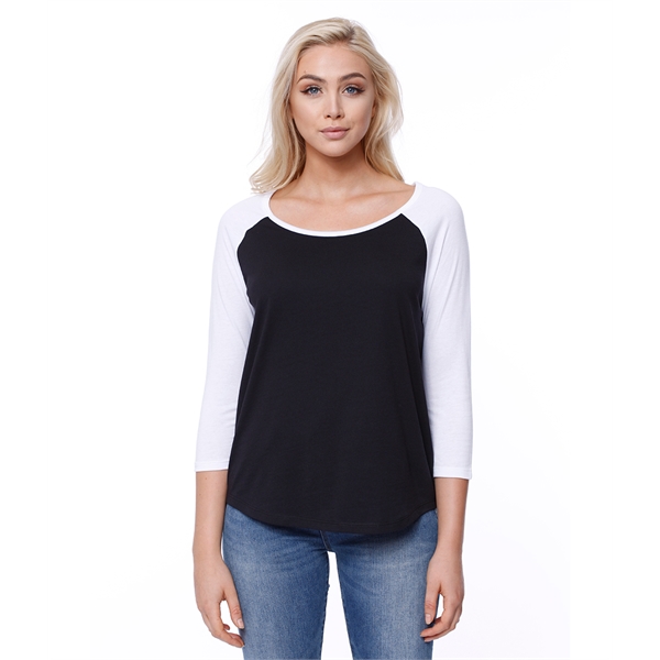 Womens CVC 3/4 Sleeve Raglan... from ASI 89380 Staton Corporate and Casual