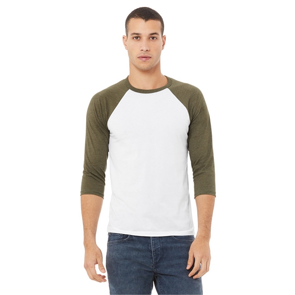 Bella+Canvas Unisex 3/4 Sleeve Baseball Tee... from ASI 89380 Staton Corporate and Casual / Staton® Staton Wholesale