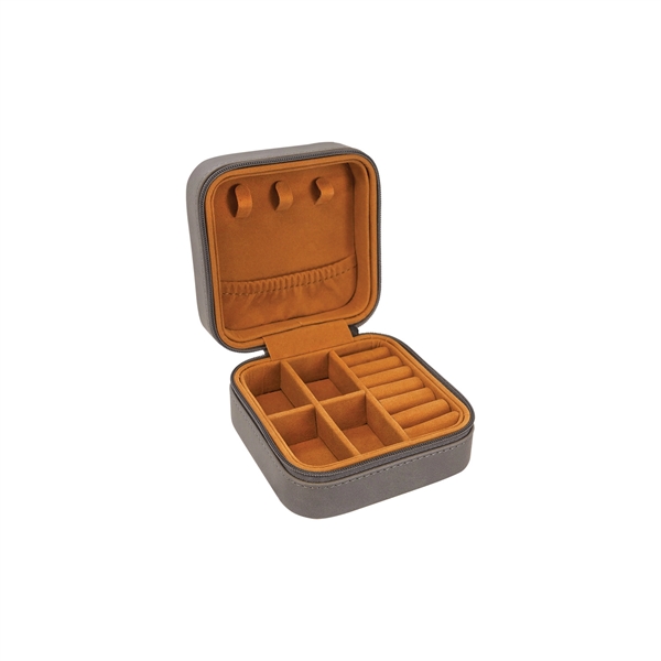 4" x 4" x 2" Leatherette Travel Jewelry Box... from ASI 74601 Calico