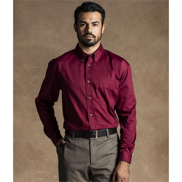 Men's Long Sleeve Twill. 4.5 ounce. 60% cotton/40% poly blend.... from ASI 89380 Staton Corporate and Casual / Staton®