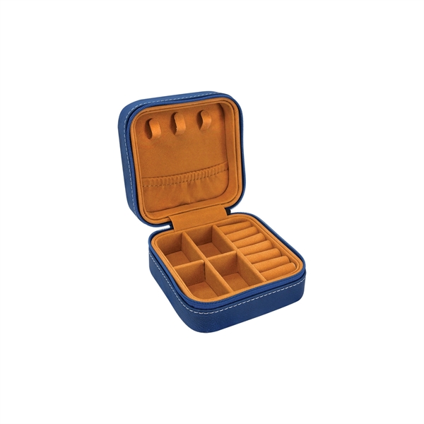 4" x 4" x 2" Leatherette Travel Jewelry Box... from ASI 74601 Calico