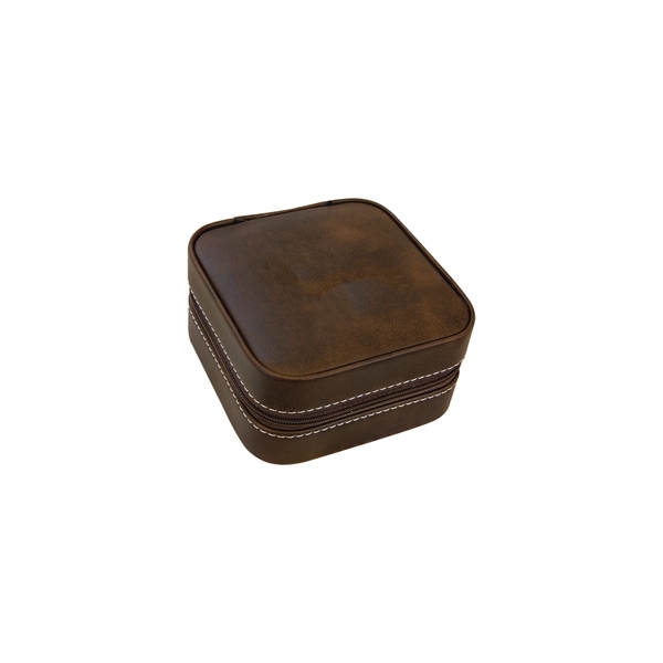 4" x 4" x 2" Leatherette Travel Jewelry Box... from ASI 74601 Calico