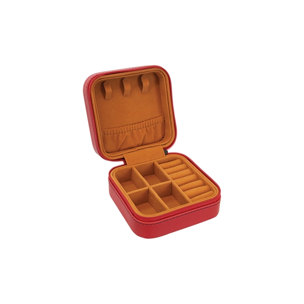 4" x 4" x 2" Leatherette Travel Jewelry Box... from ASI 74601 Calico