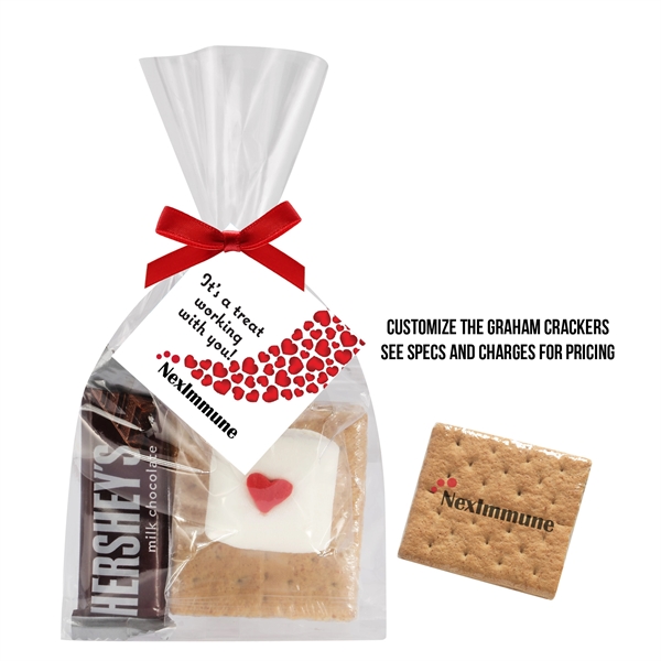Single serve microwave kit contains 1 Graham Cracker Sheet, 1 Hershey's®... from ASI 71685 Midnite Snax®