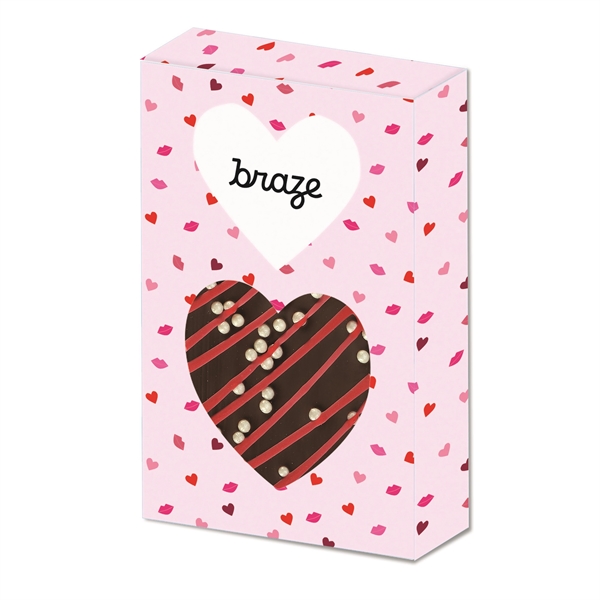 1 oz. Belgian chocolate sweetheart box.... from ASI 71685 Midnite Snax®