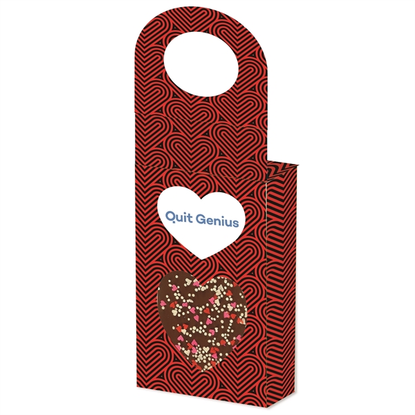 1 oz. Belgian chocolate bar wine hanger.... from ASI 71685 Midnite Snax®