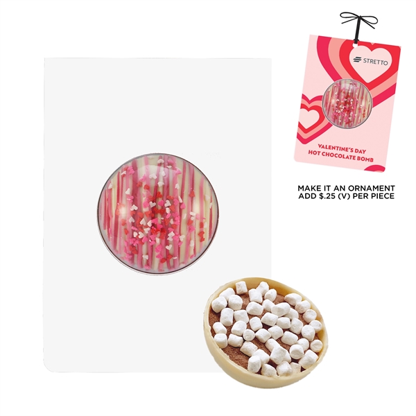 Valentine's Day Mega Hot Chocolate Bomb Billboard Card... from ASI 71685 Midnite Snax®