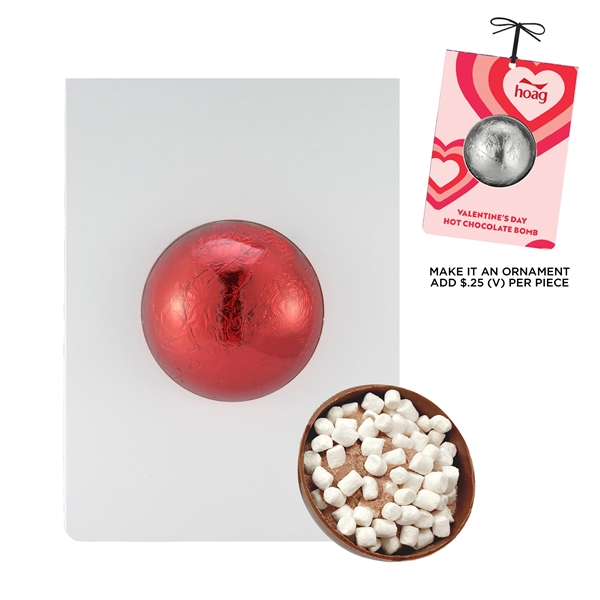 Valentine's Day Mega Hot Chocolate Bomb Billboard Card... from ASI 71685 Midnite Snax®