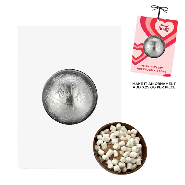 Valentine's Day Mega Hot Chocolate Bomb Billboard Card... from ASI 71685 Midnite Snax®