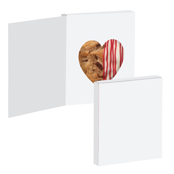 Cupid's Story Book Box with Belgian Chocolate Dipped Chocolate Cookie... from ASI 71685 Midnite Snax®