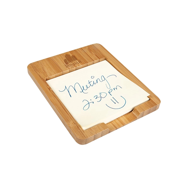 Bamboo Sticky Note Holder... from ASI 74601 Calico