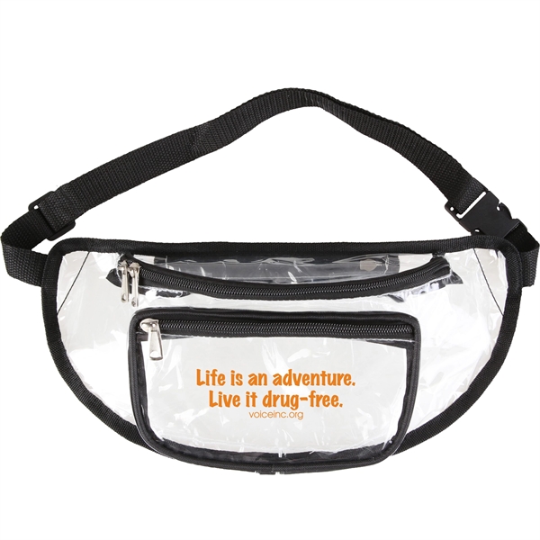 3 zipper clear waist bag.... from ASI 46755 Cosmo Promos