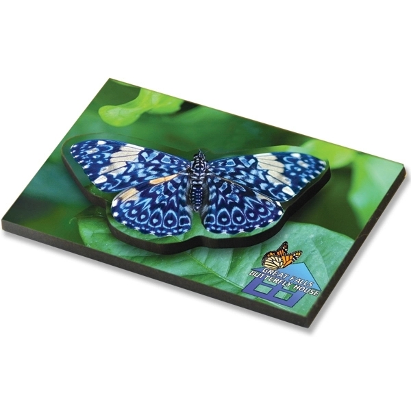 Dual layer magnet made of 1/8" clear acrylic over a digital... from ASI 72521 Morris Magnets / Laser Cuts