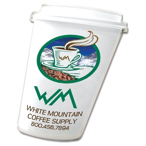 Custom shaped 1/8" thick acrylic magnet.... from ASI 72521 Morris Magnets / Laser Cuts