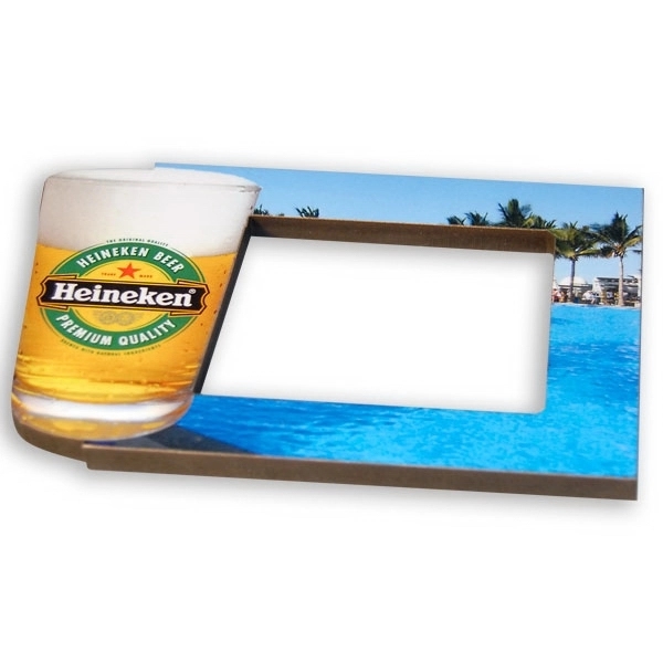 1/4' thick magnetic wooden picture frames.... from ASI 72521 Morris Magnets / Laser Cuts