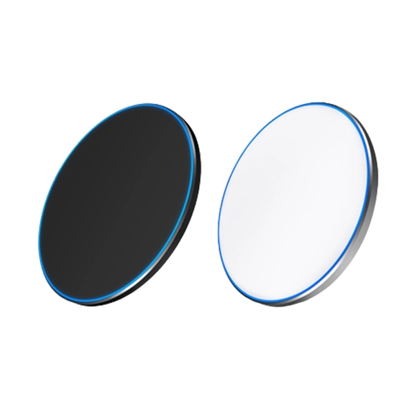 QI enabled wireless charger pad plus 1c1p silkscreen... from ASI 37218 Athena Promo (tm)